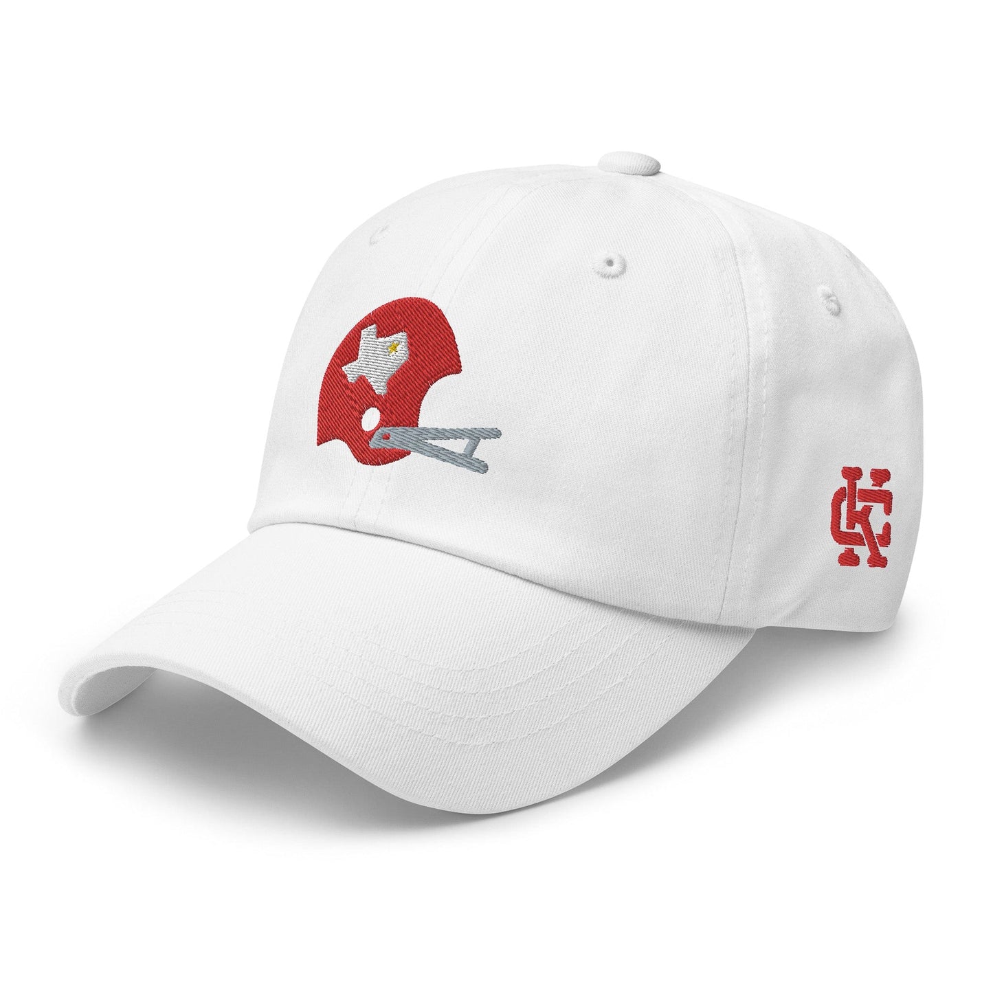 KC SWag Kansas City Chiefs White Texans Helmet Classic Dad hat