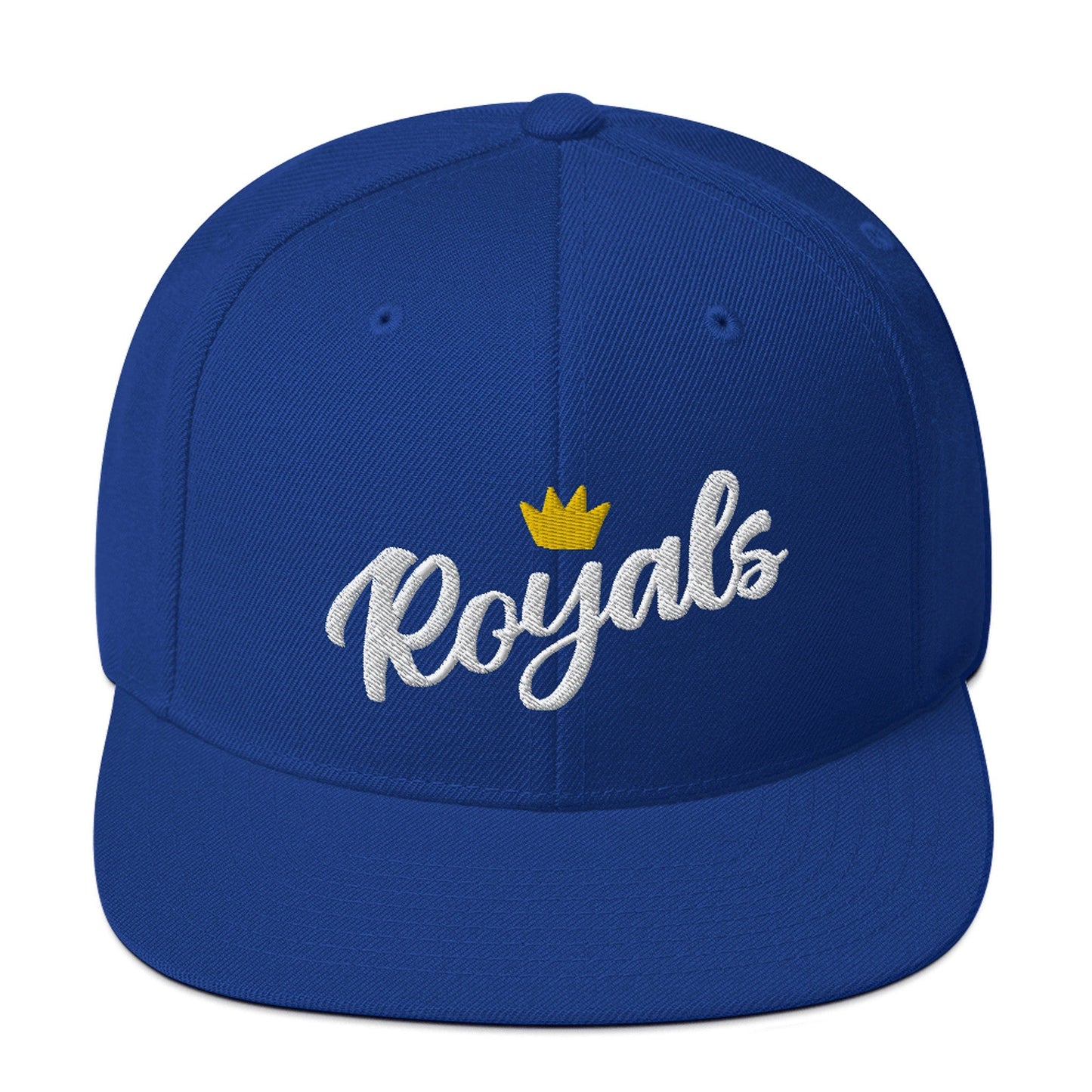 KC Swag Kansas City Royals Blue Flower Crown Flat Snapback Hat