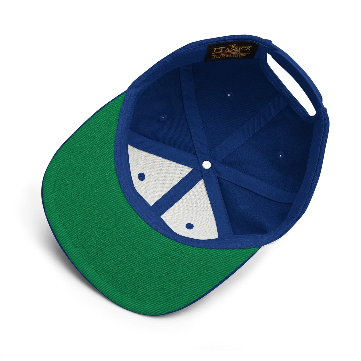 KC Swag Kansas City Royals Blue Flower Crown Flat Snapback Hat