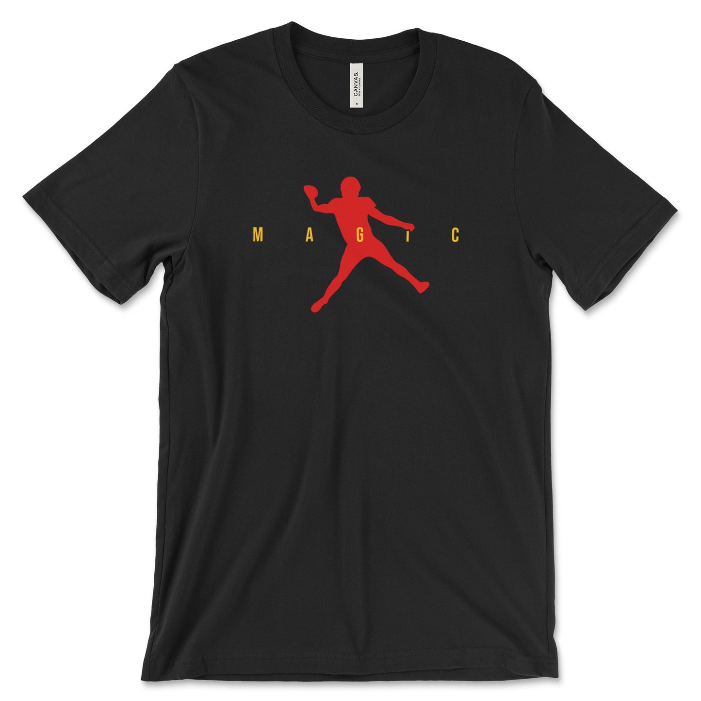 KC Swag - Kansas City Chiefs MAGIC AIR MAHOMES on black unisex t-shirt