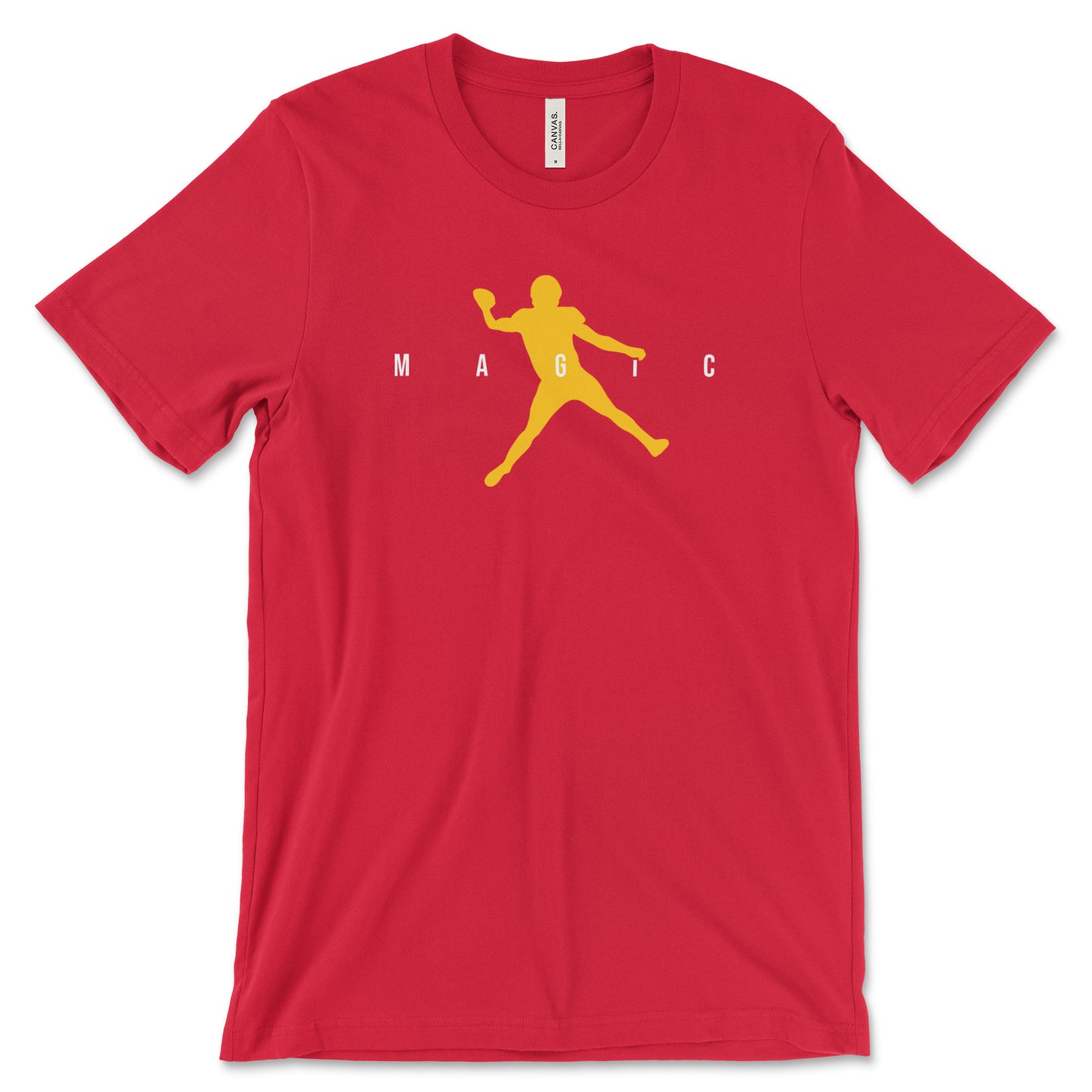 KC Swag - Kansas City Chiefs MAGIC AIR MAHOMES on red unisex t-shirt
