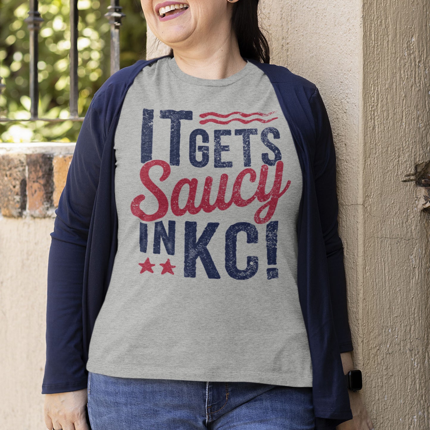 It Gets Saucy In KC T-Shirt