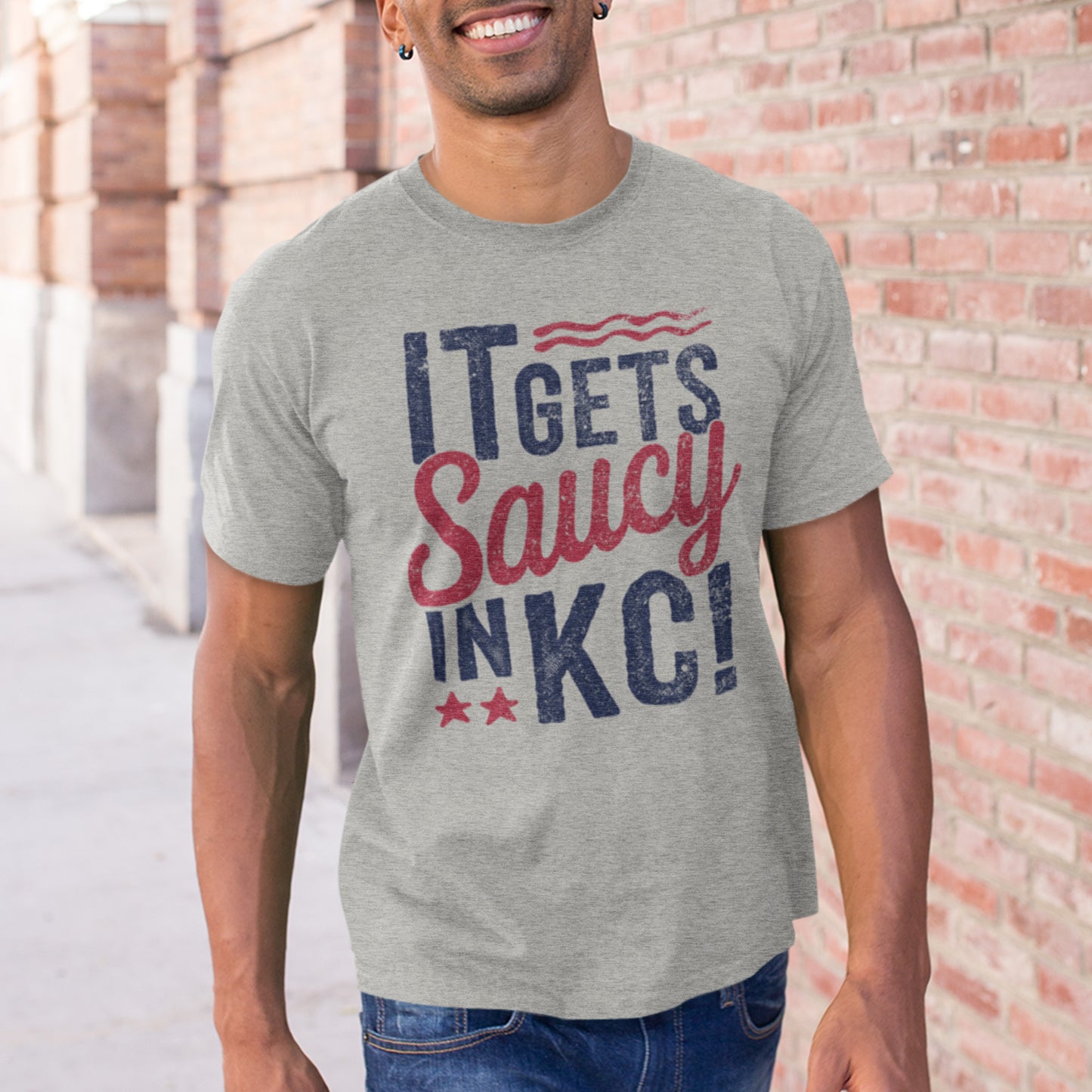 It Gets Saucy In KC T-Shirt