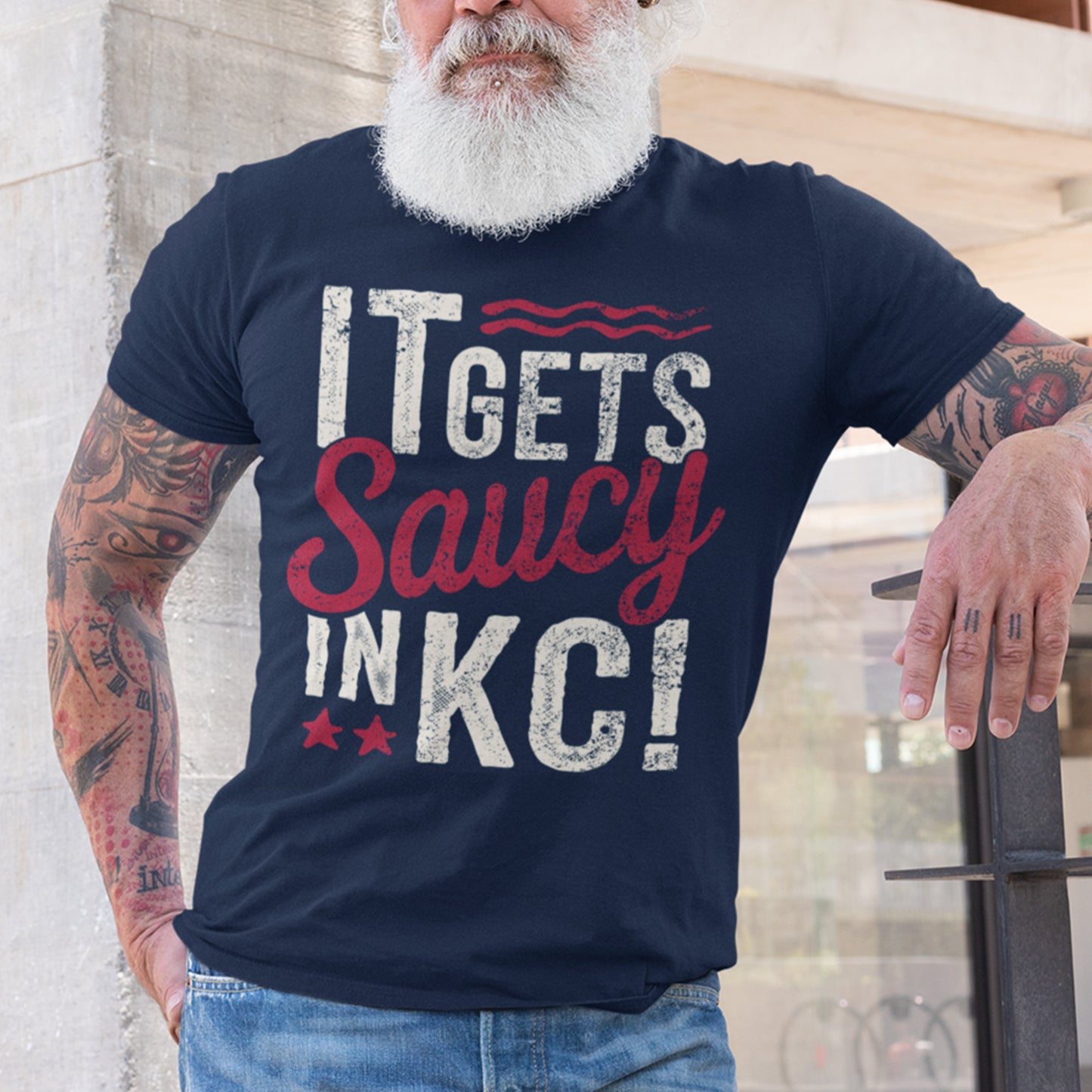 It Gets Saucy In KC T-Shirt