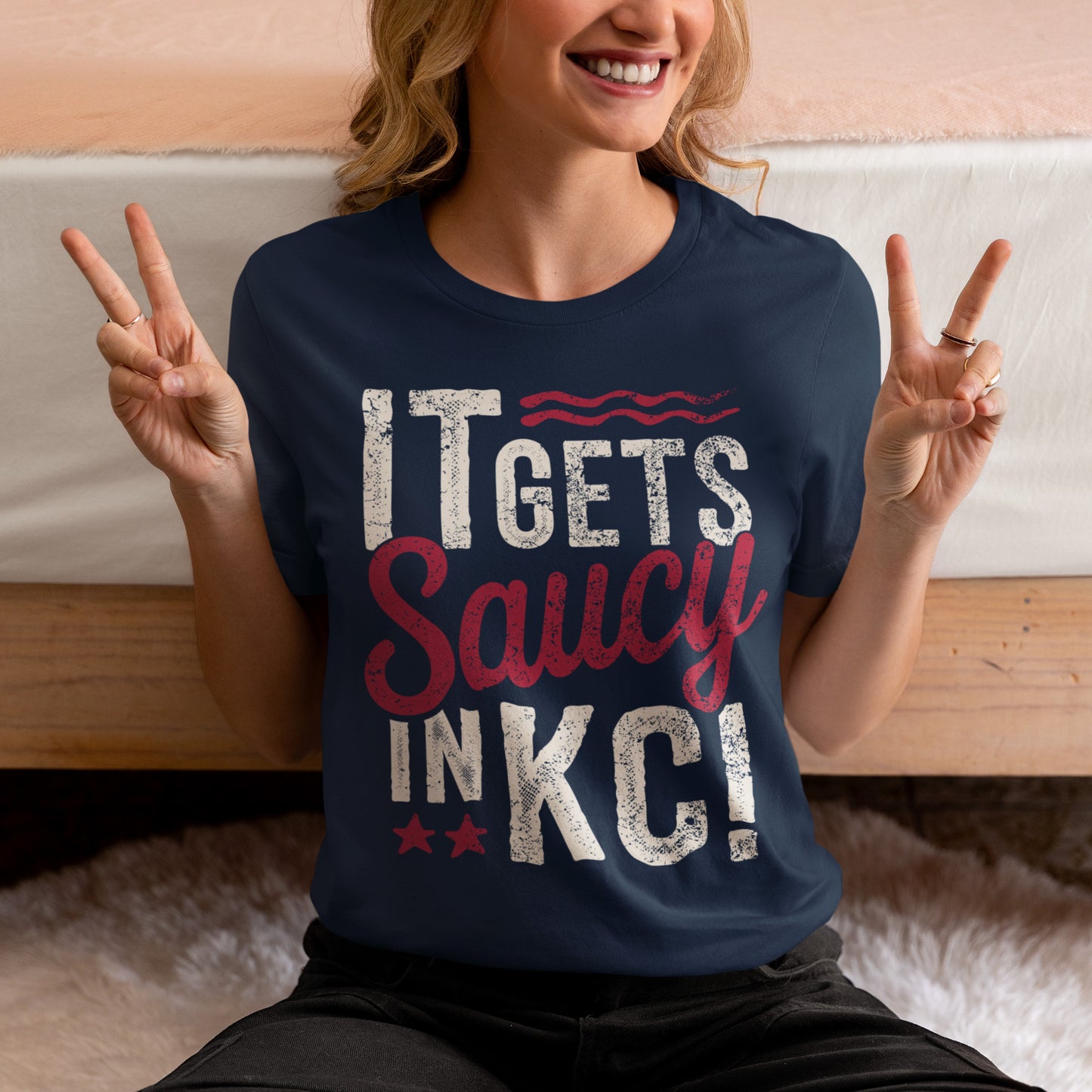It Gets Saucy In KC T-Shirt