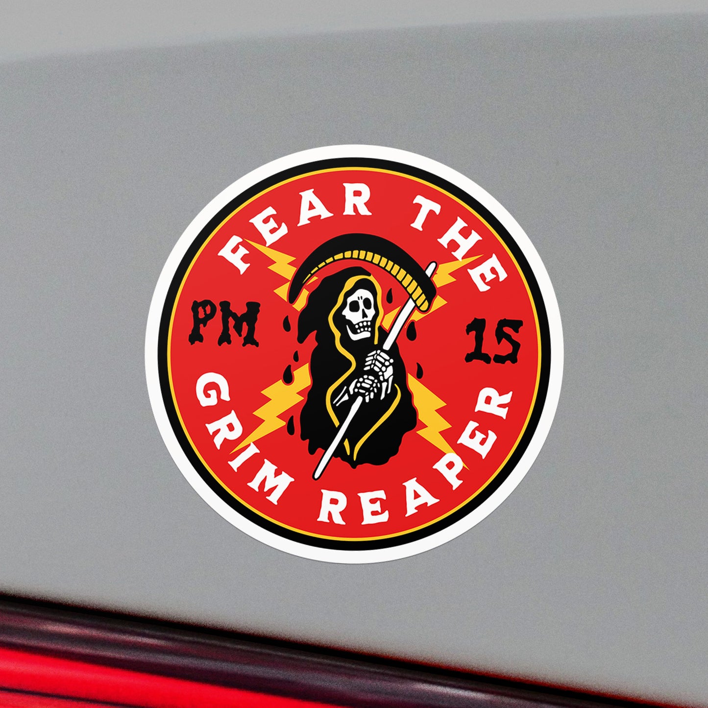 Fear The Grim Reaper Vinyl Sticker