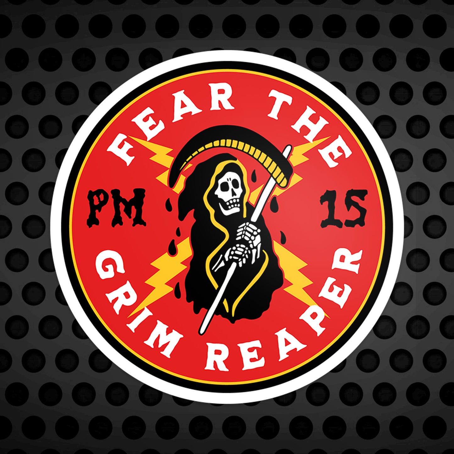 Fear The Grim Reaper Vinyl Sticker