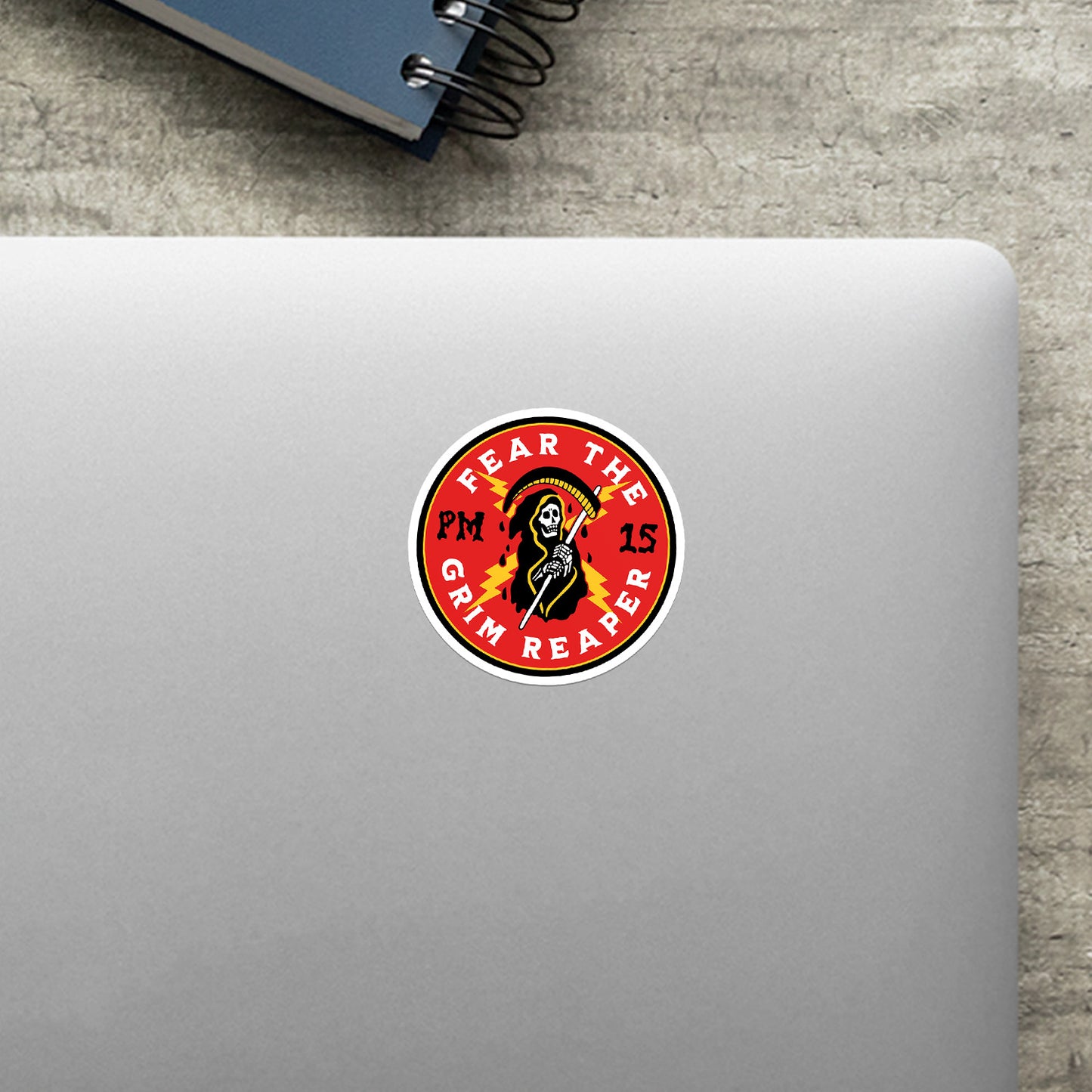 Fear The Grim Reaper Vinyl Sticker