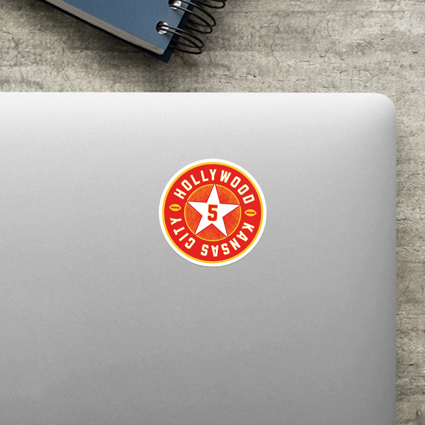 Hollywood Star Vinyl Sticker