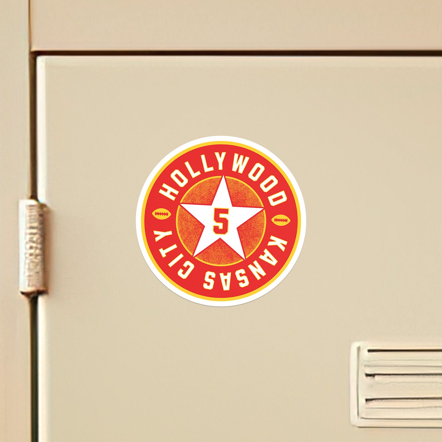 Hollywood Star Vinyl Sticker