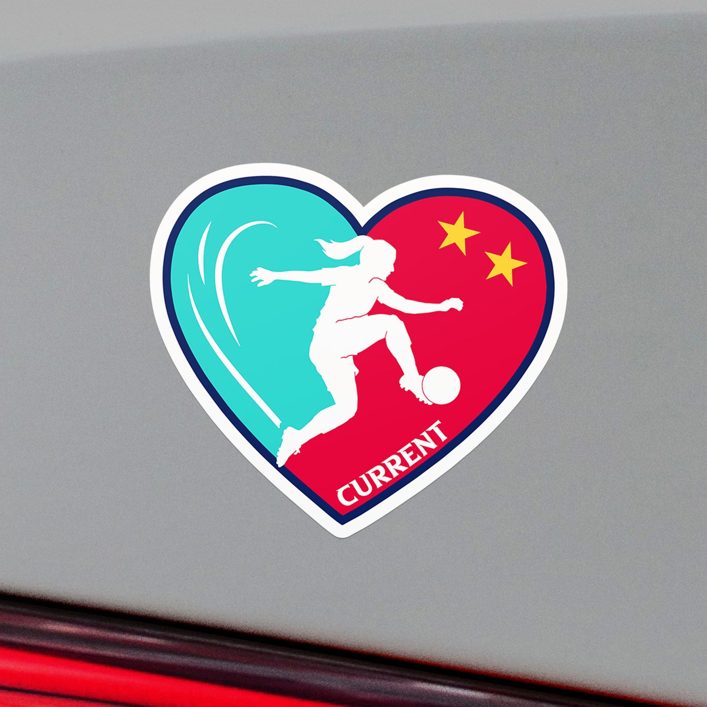 Player Heart Vinyl Sticker