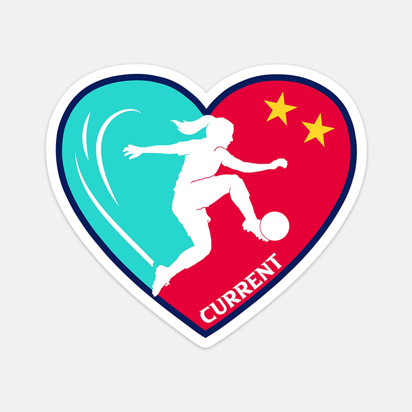 Player Heart Vinyl Sticker