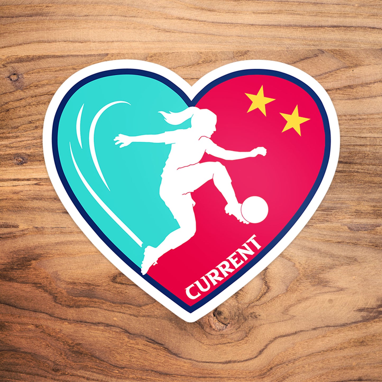 Player Heart Vinyl Sticker