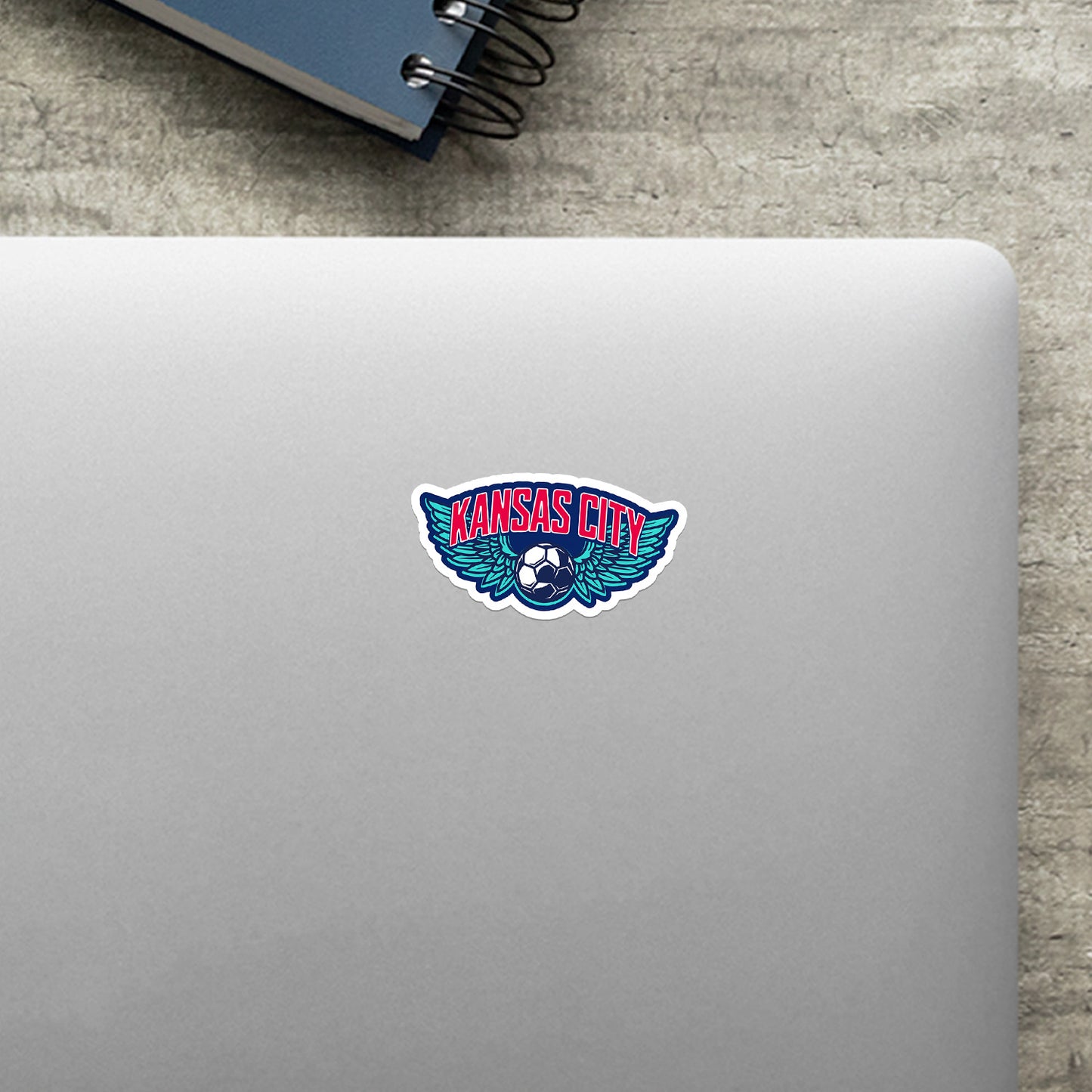 KC Wing Ball Vinyl Sticker