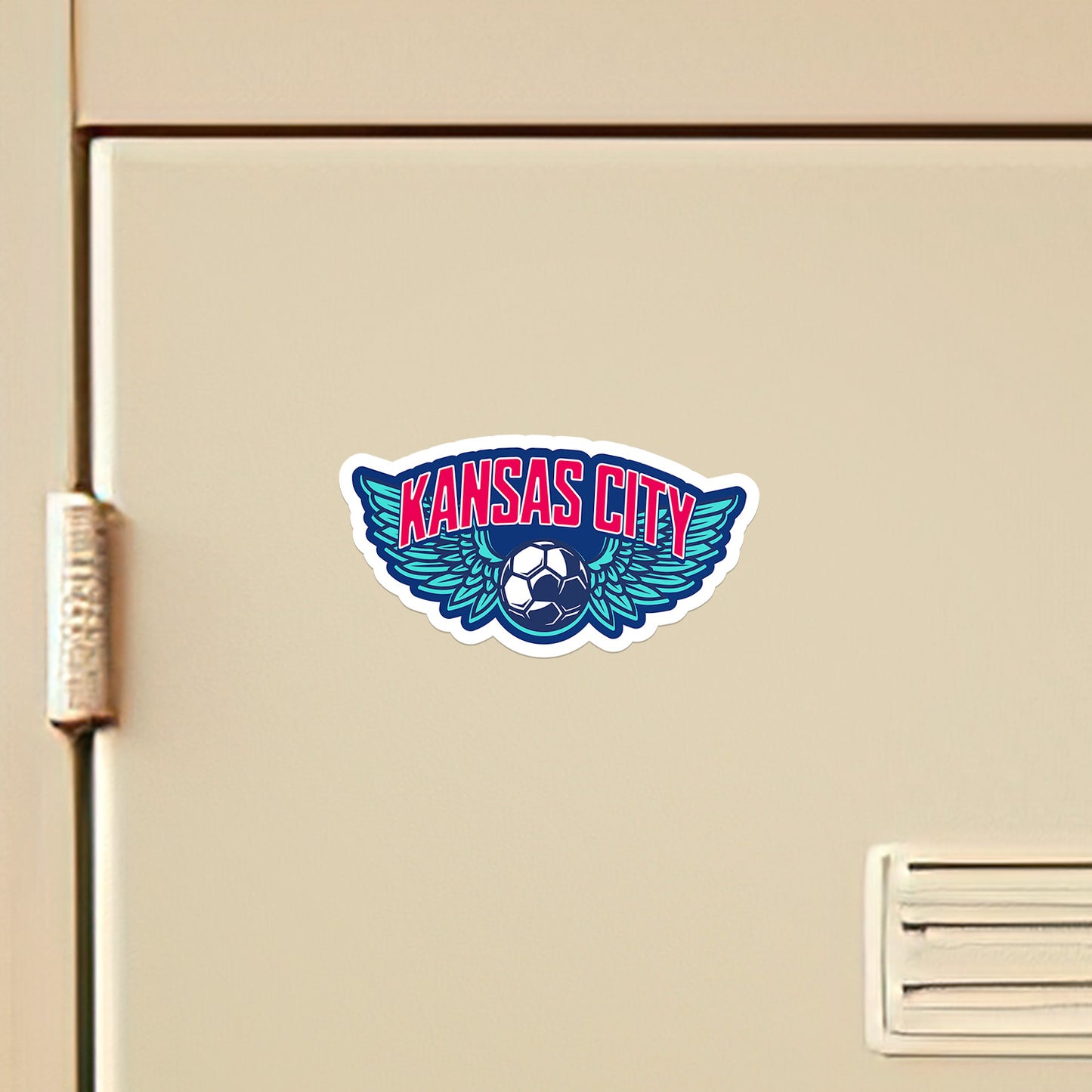 KC Wing Ball Vinyl Sticker