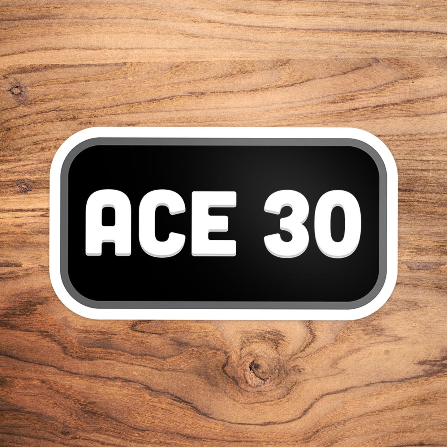 Ace 30 Patch Vinyl Sticker