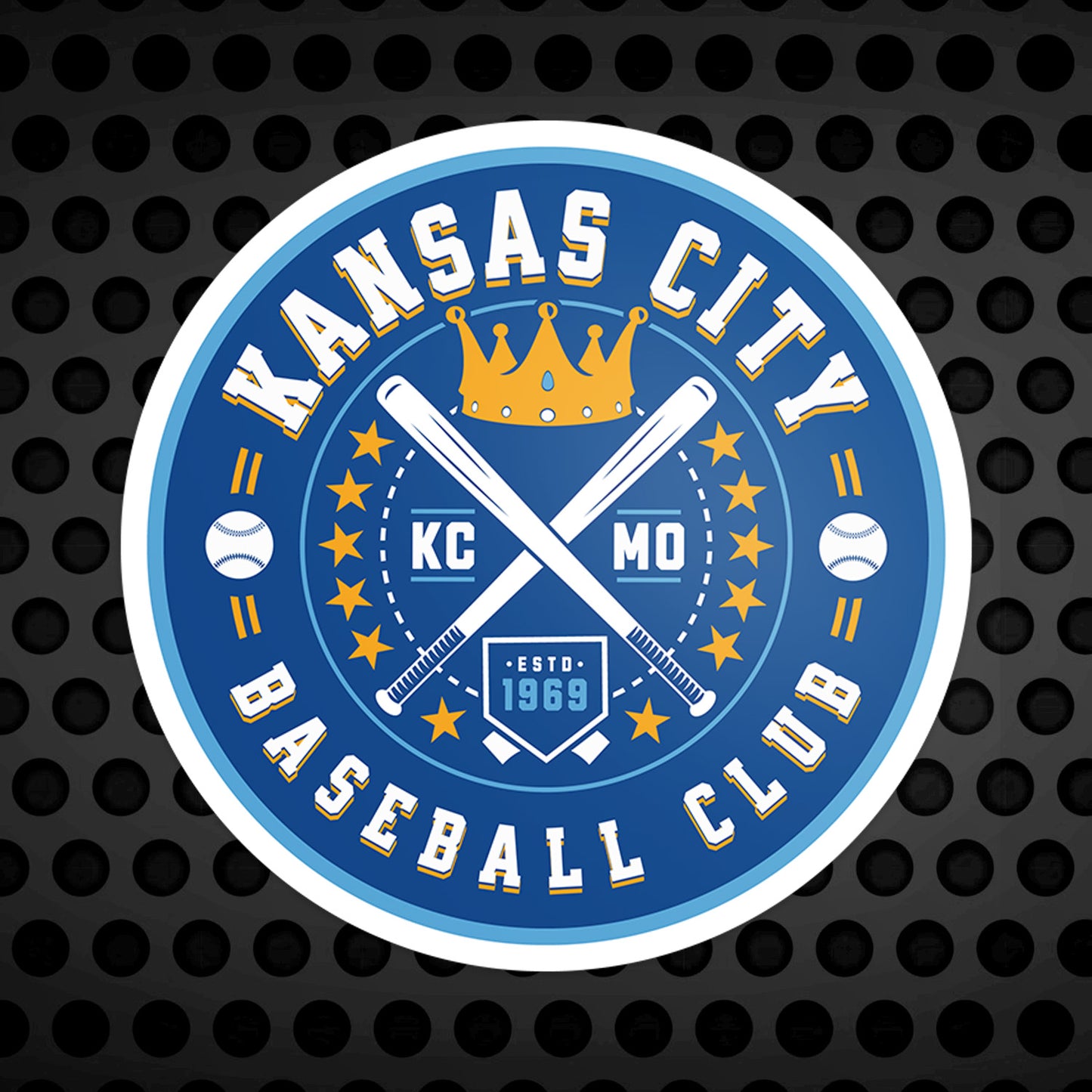 KC Baseball Club Vinyl Sticker