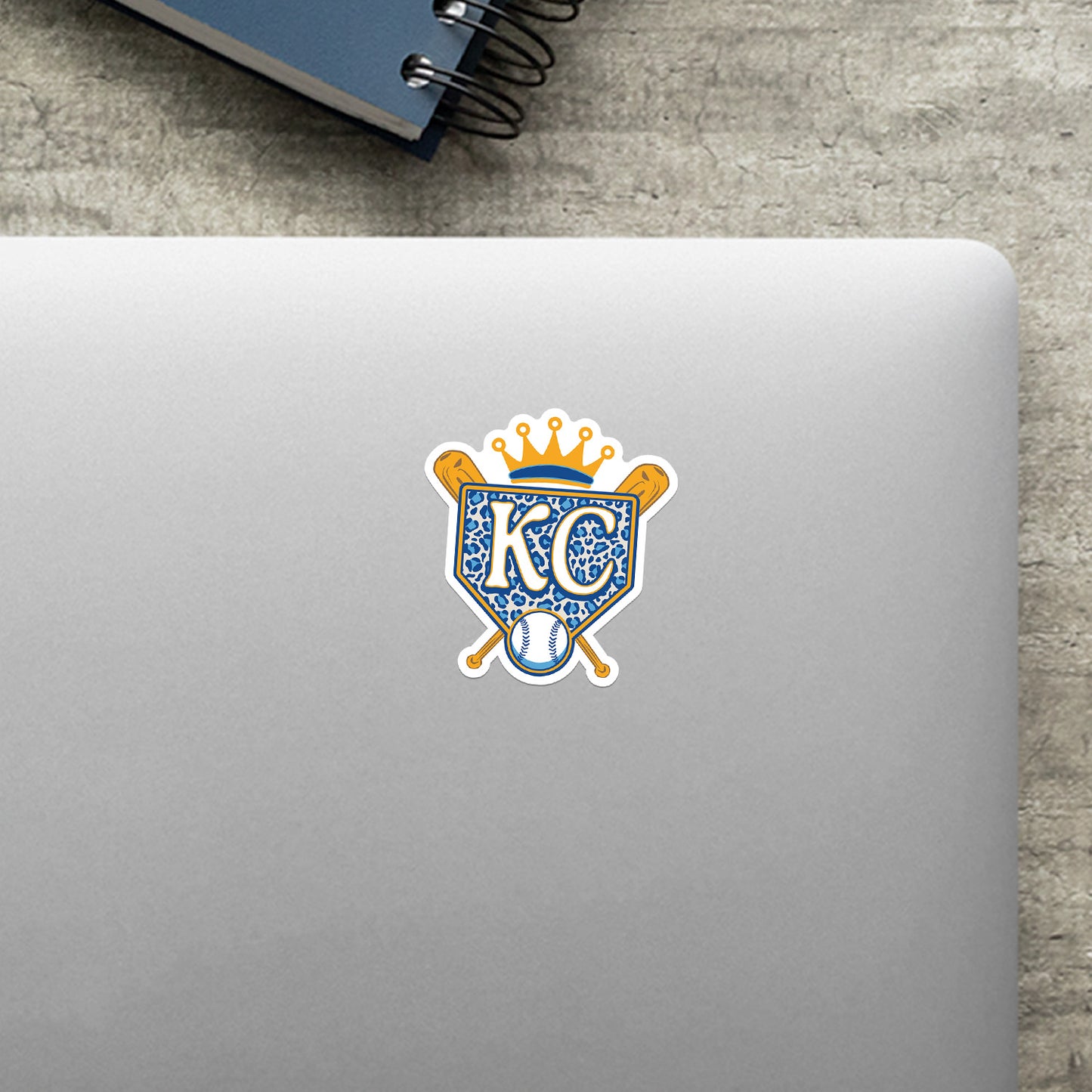 Cheetah Home Crown Vinyl Sticker