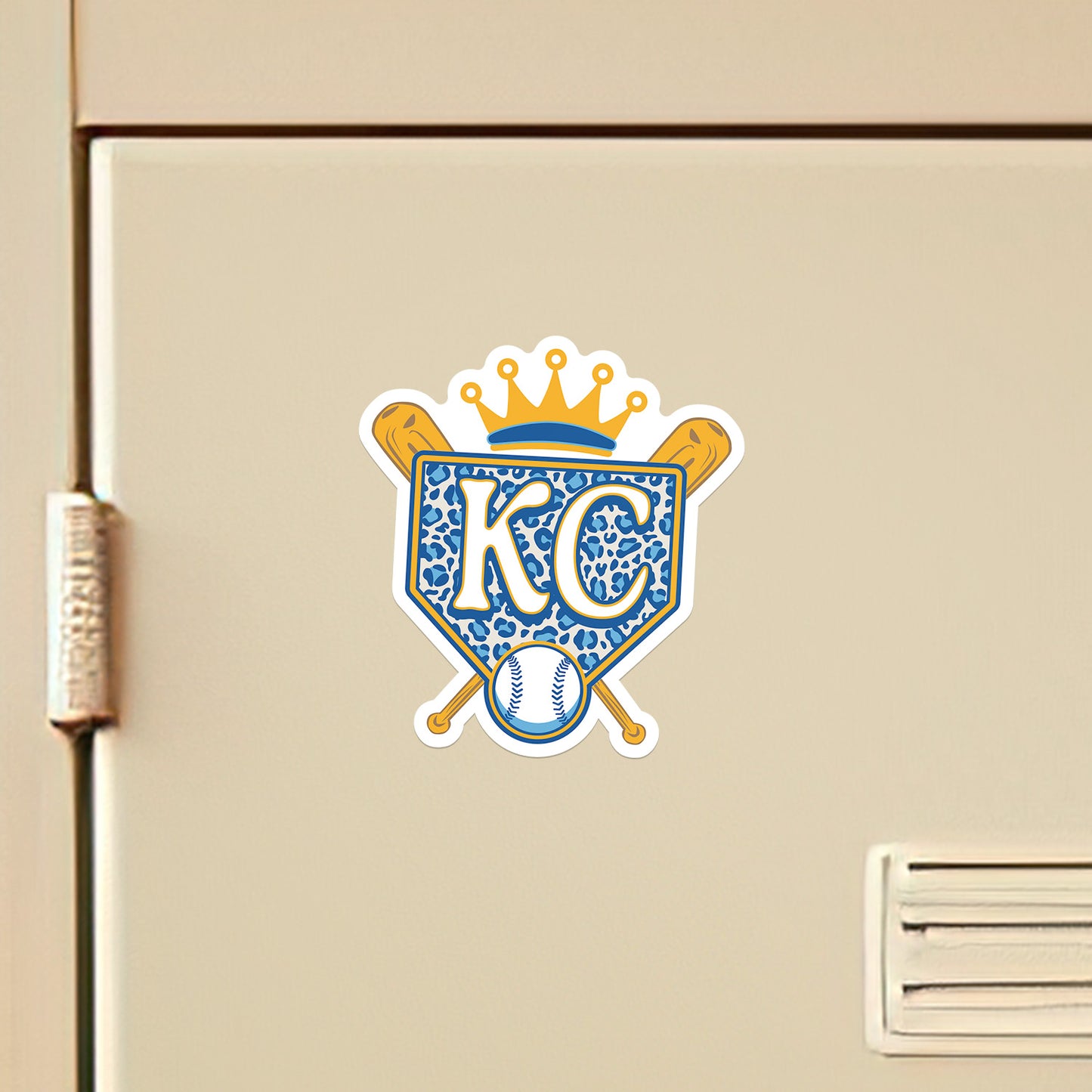 Cheetah Home Crown Vinyl Sticker