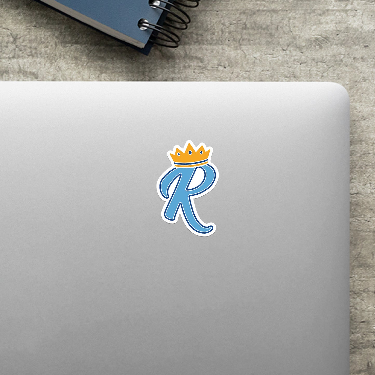 Crown R Vinyl Sticker