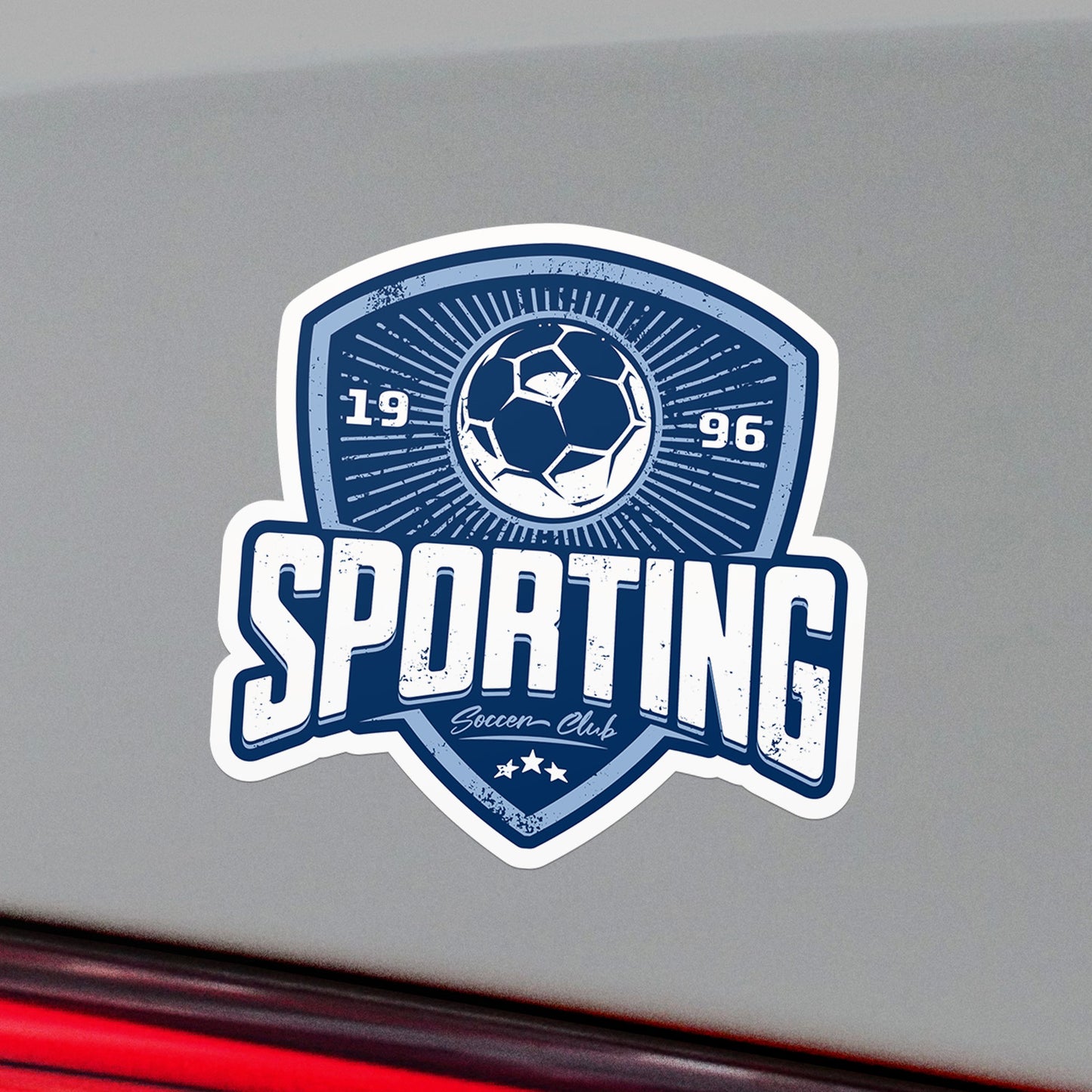 Club Shield Vinyl Sticker