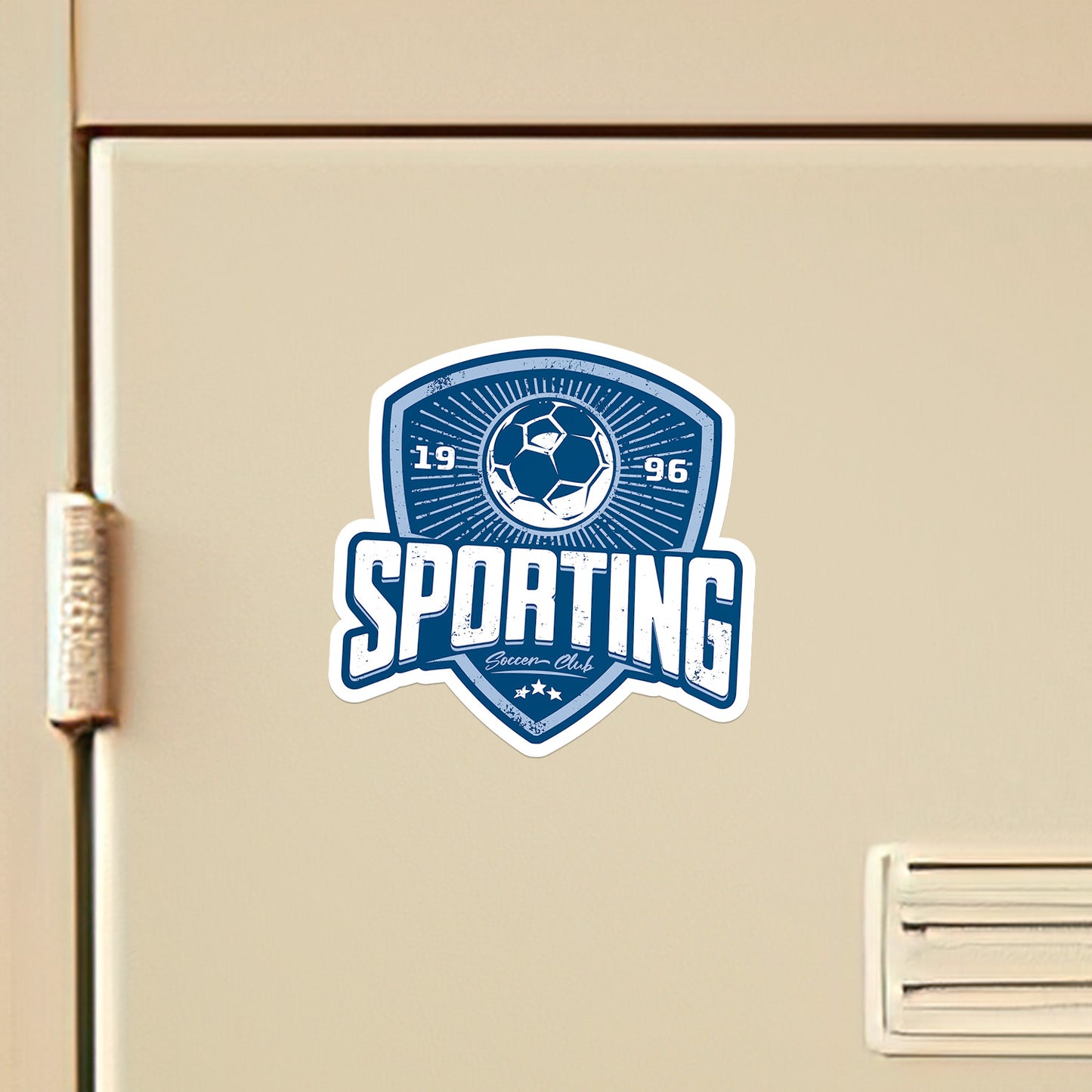 Club Shield Vinyl Sticker