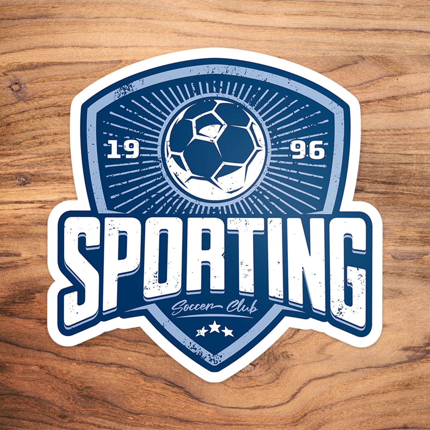 Club Shield Vinyl Sticker