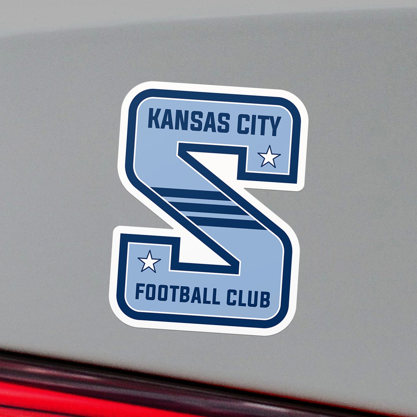 KCFC Striped S Vinyl Sticker