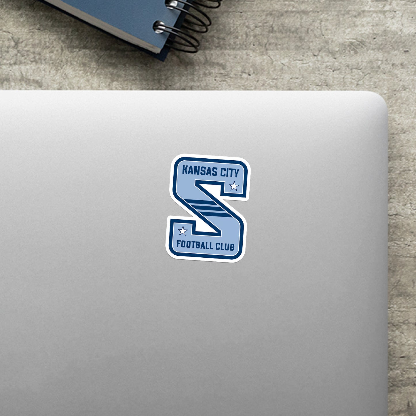 KCFC Striped S Vinyl Sticker