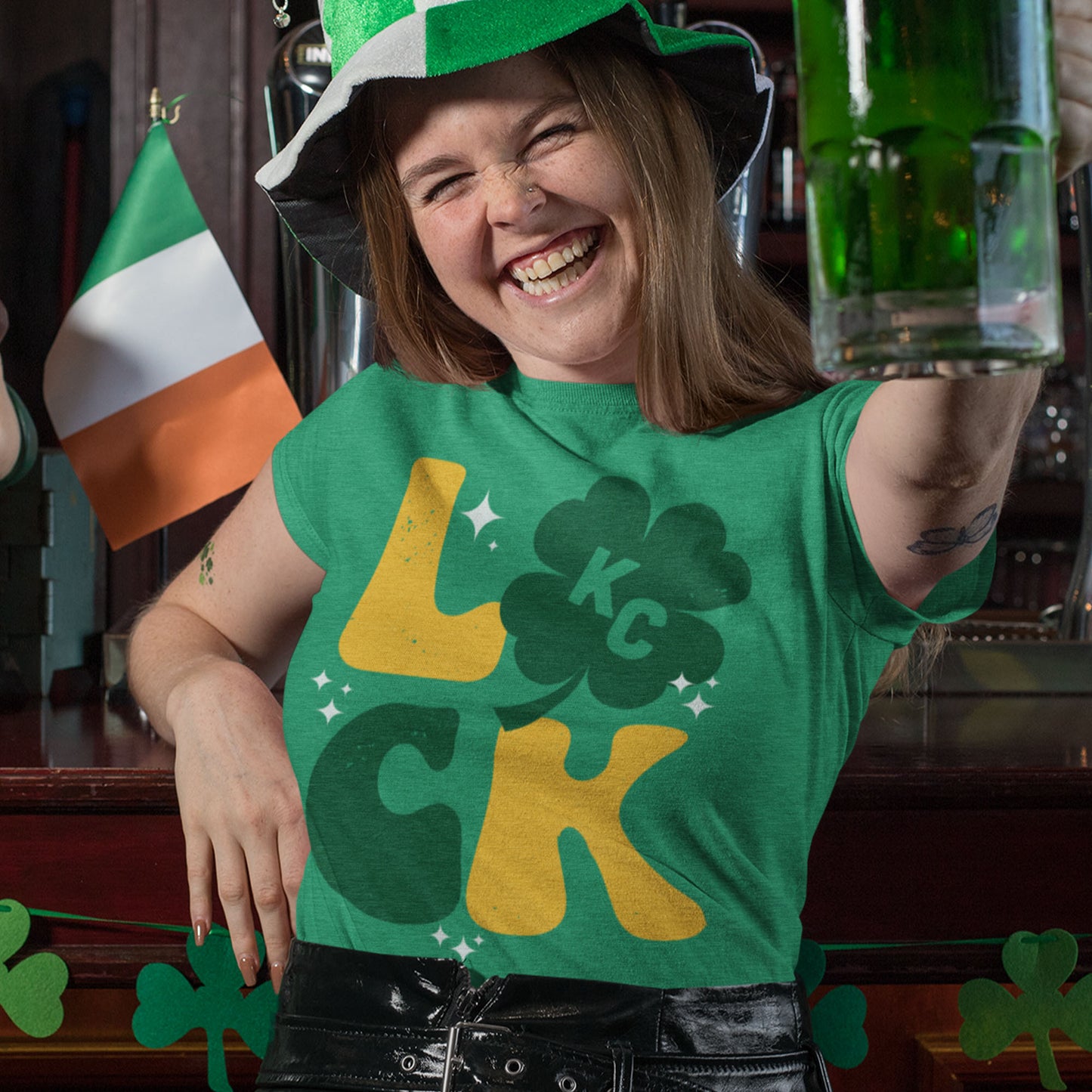 KC Luck Shamrock T-Shirt