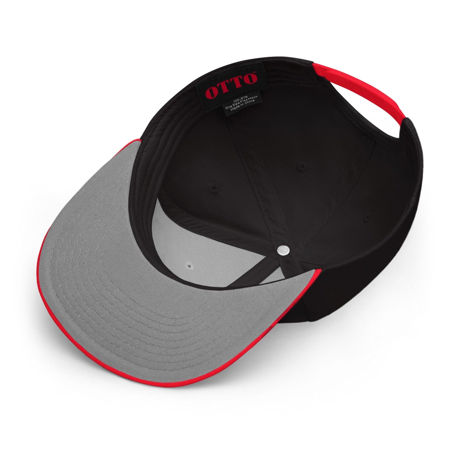 KC SWag Kansas City Chiefs Black/Red Texans Helmet Flat Snapback hat