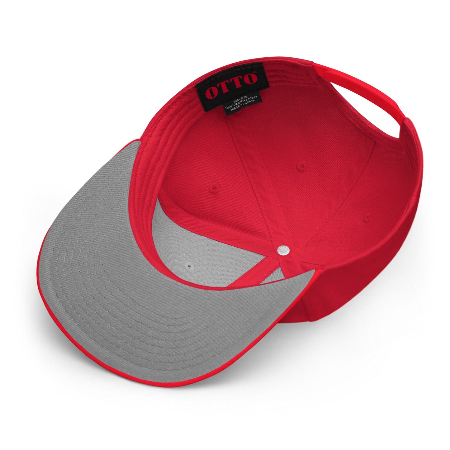 KC SWag Kansas City Chiefs red Greek KC Flat Snapback hat