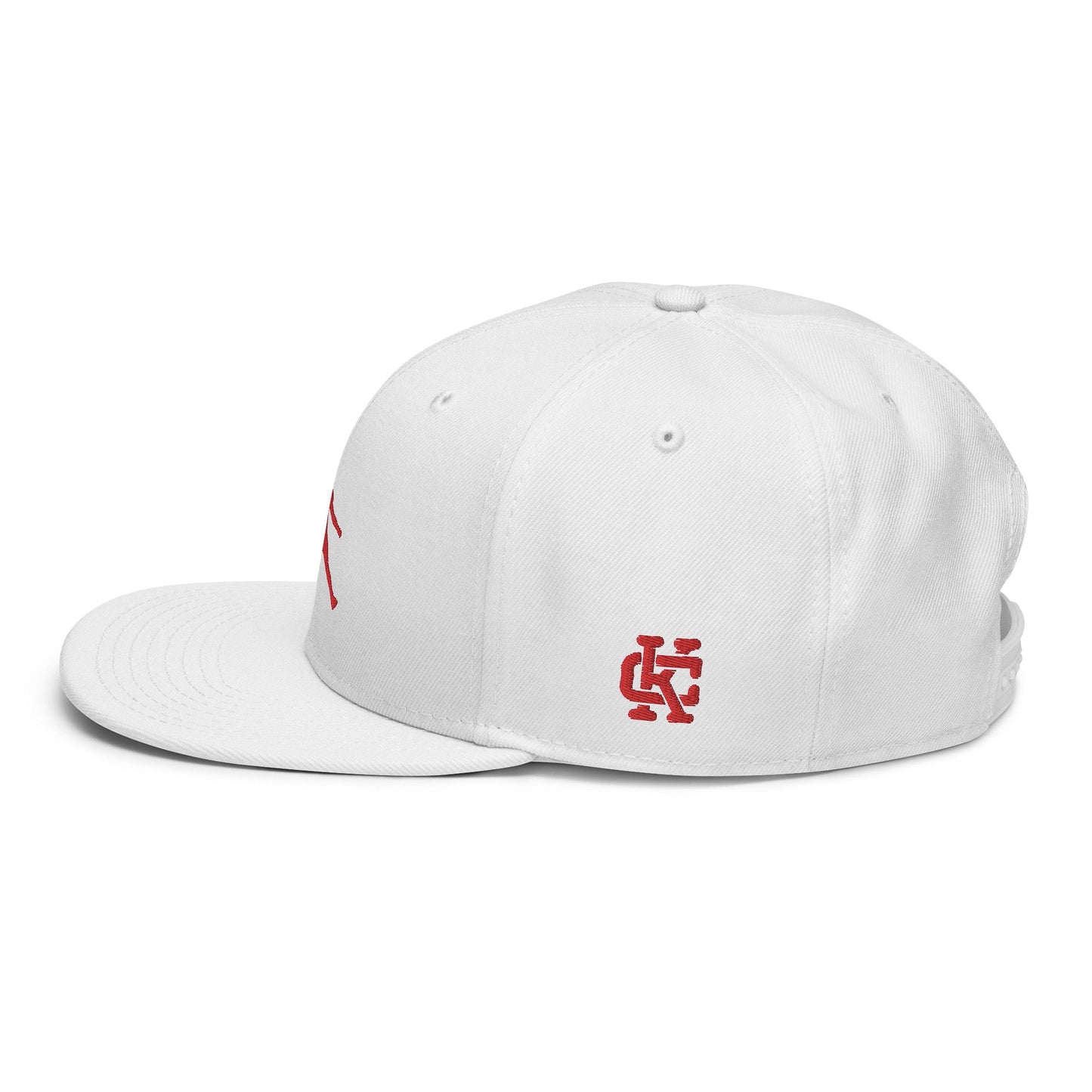 KC SWag Kansas City Chiefs White Air Mahomes Flat Snapback hat