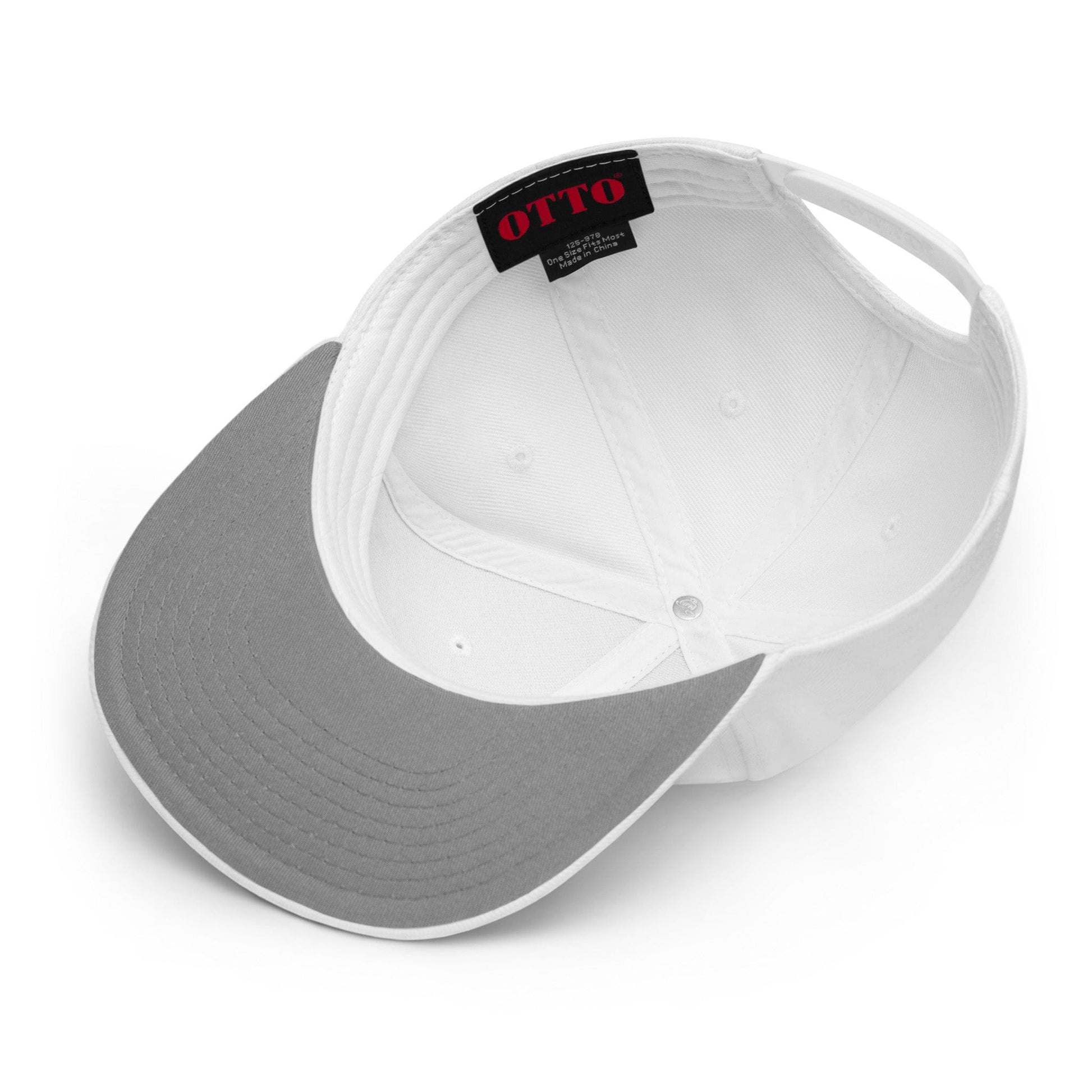 KC Swag Kansas City Royals White Crowned Pasquatch Flat Snapback Hat