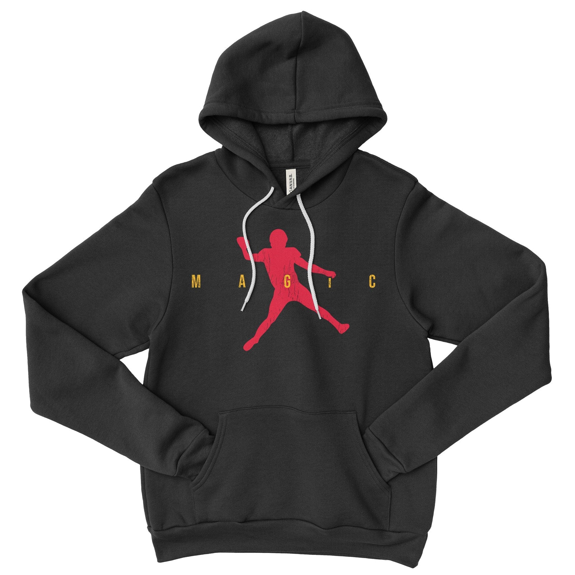 KC Swag | Kansas City Chiefs red/gold MAGIC AIR MAHOMIE on black sponge-fleece pullover hoodie