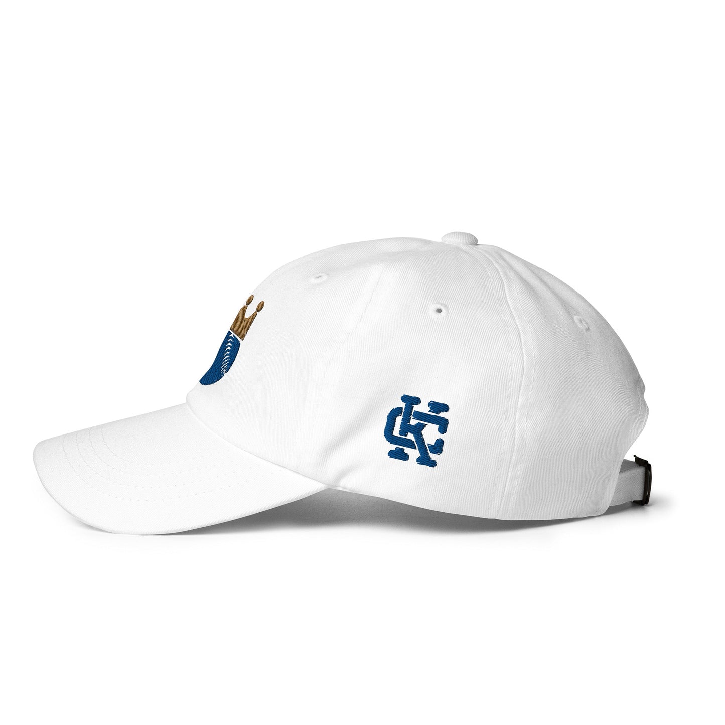 KC Swag Kansas City Royals White Crowned Baseball Classic Dad Hat