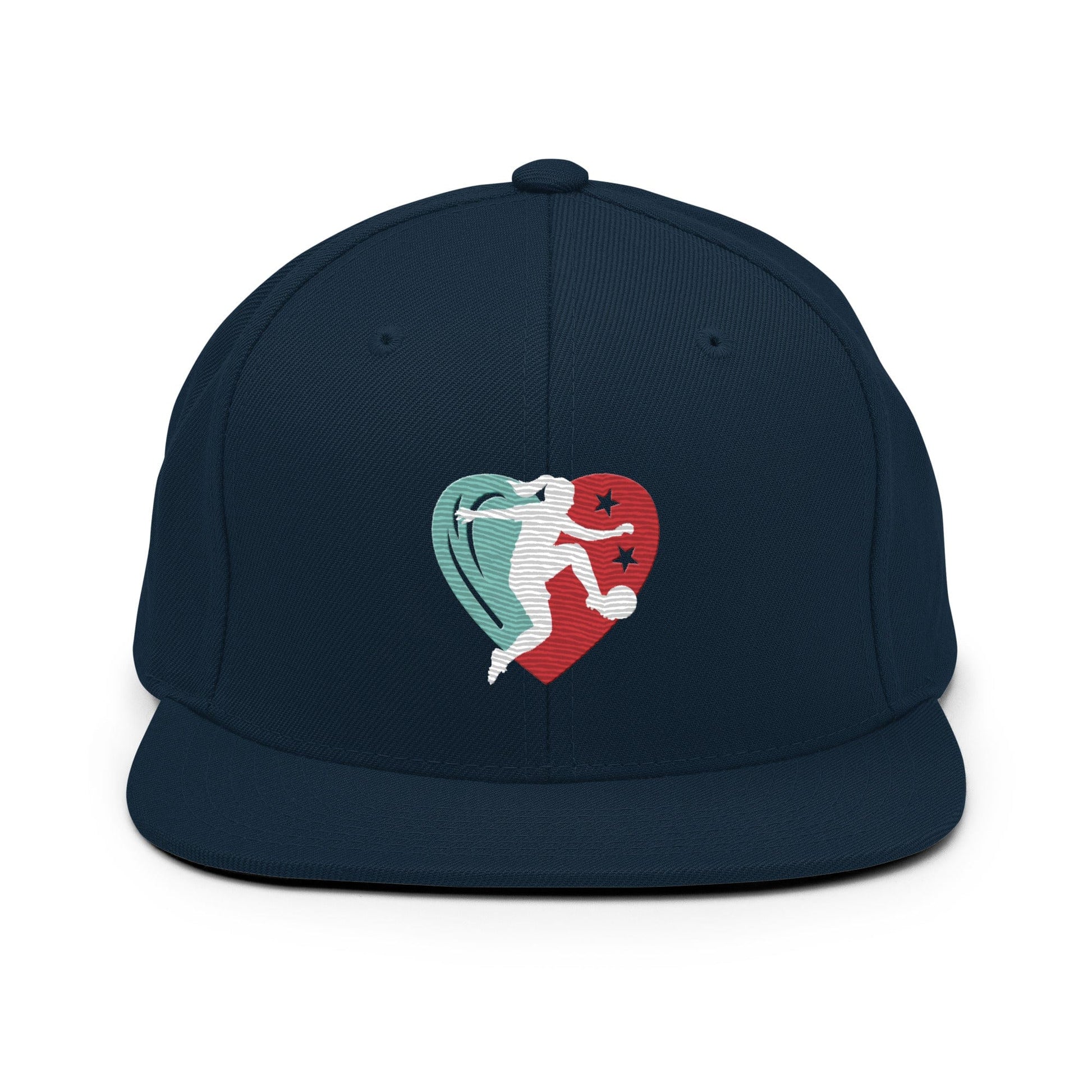 KC Swag Kansas City Current Navy Player Heart Flat Snapback Hat