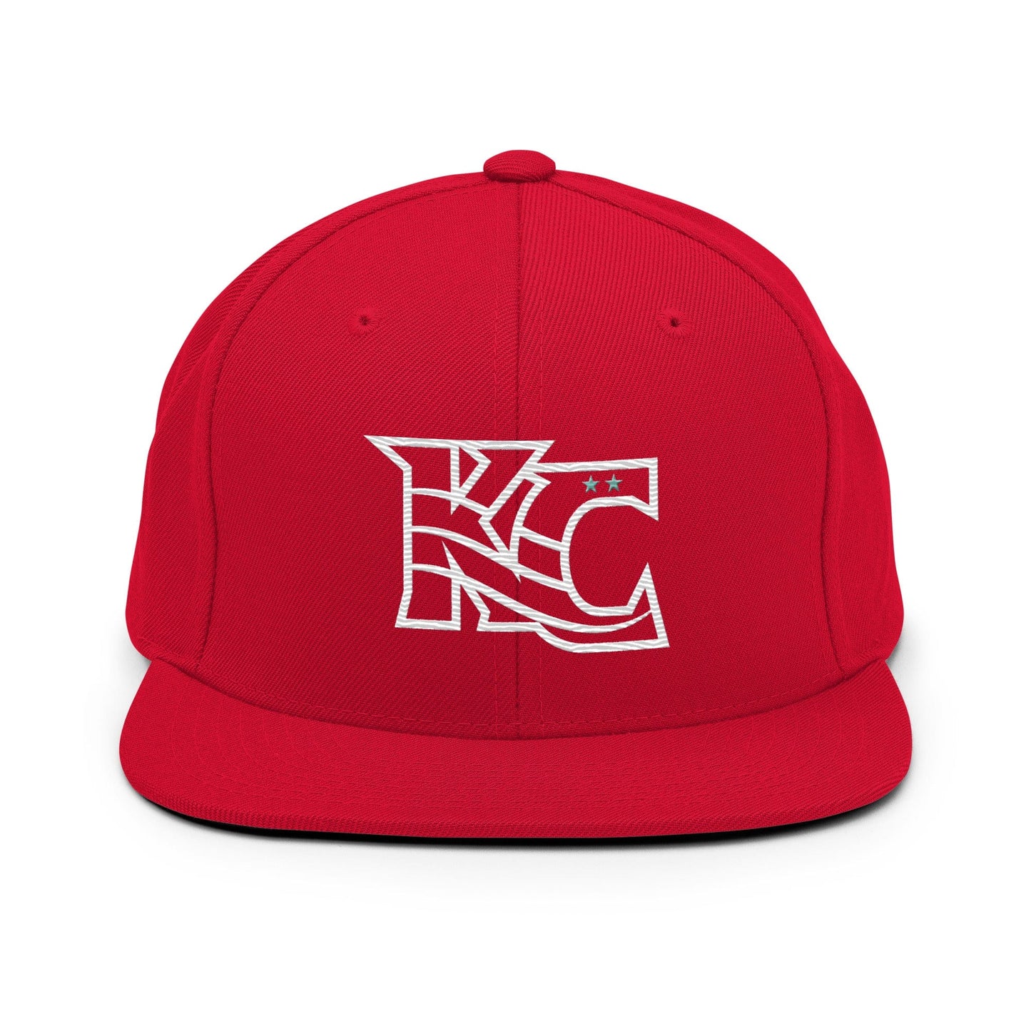 KC Swag Kansas City Current Red Flowing KC Flat Snapback Hat