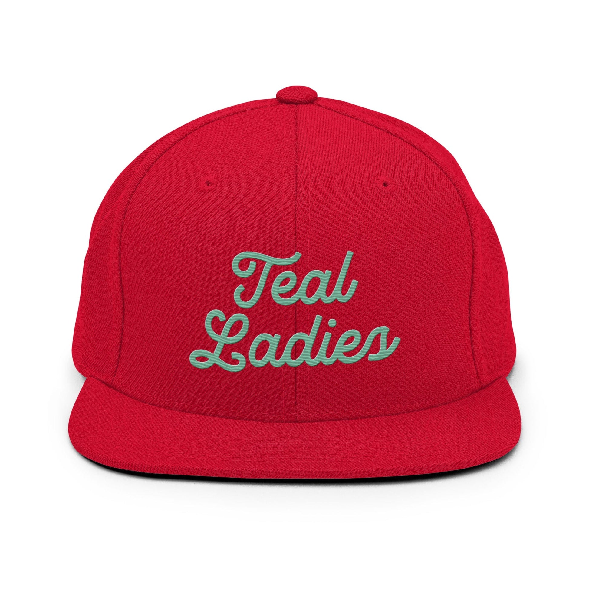 KC Swag Kansas City Current Red Teal Ladies Flat Snapback Hat