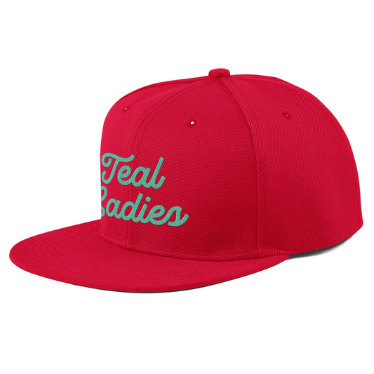 KC Swag Kansas City Current Red Teal Ladies Flat Snapback Hat