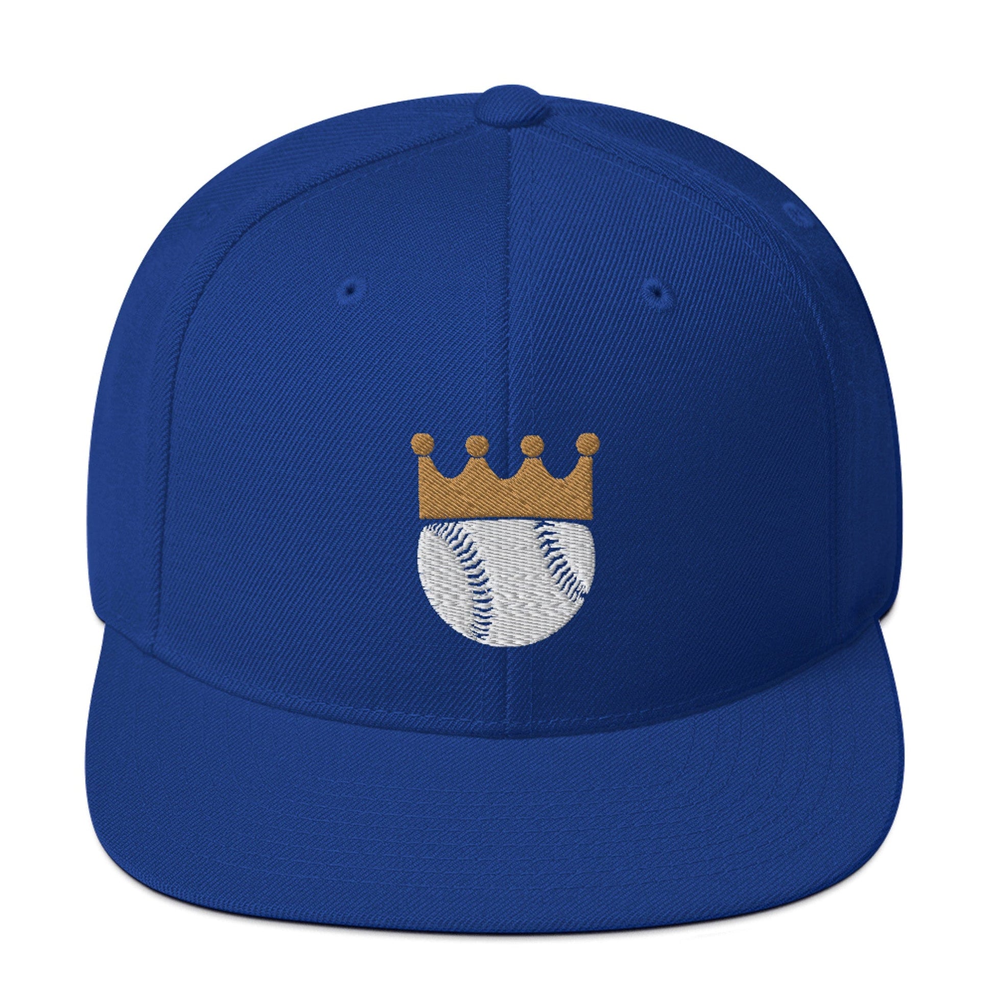 KC Swag Kansas City Royals Blue Crowned Baseball Flat Snapback Hat