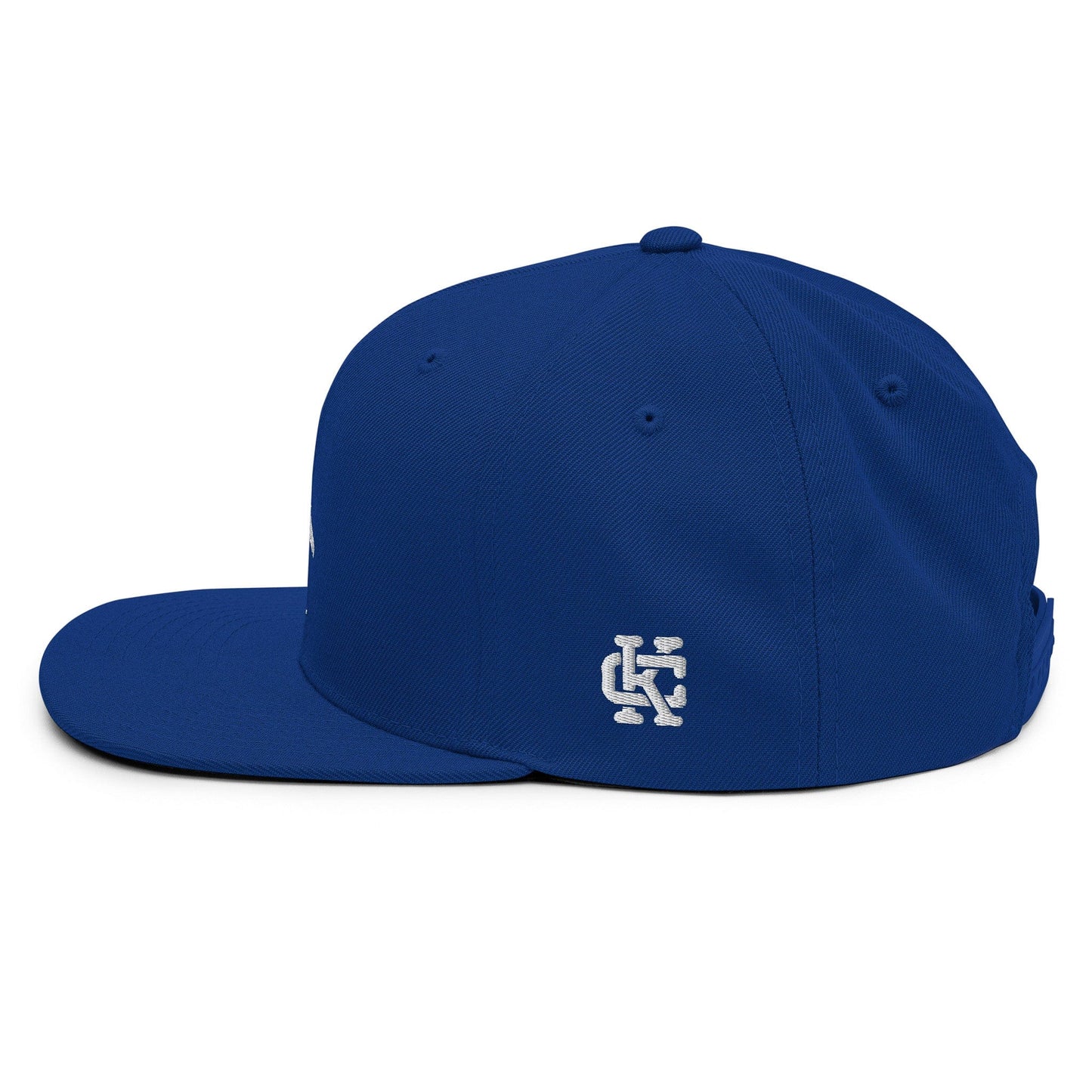 KC Swag Kansas City Royals Blue Crowned Pasquatch Flat Snapback Hat