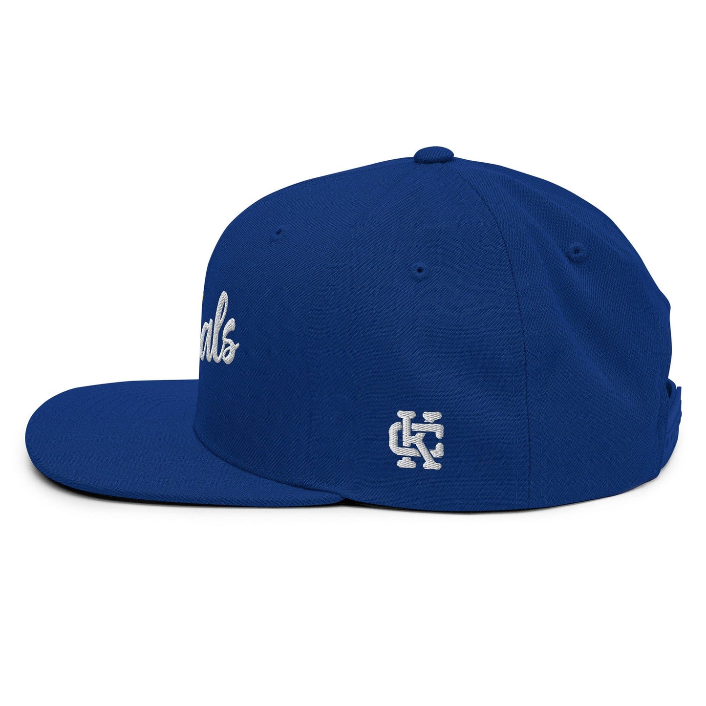 KC Swag Kansas City Royals Blue Flower Crown Flat Snapback Hat