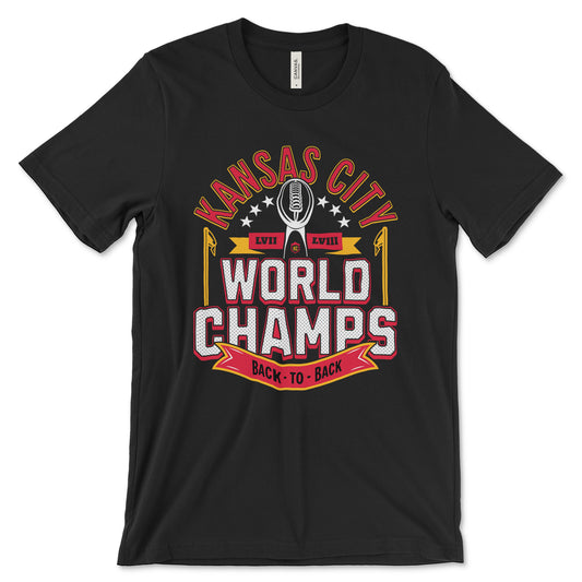LVIII World Champs - Kansas City Chiefs T-Shirt