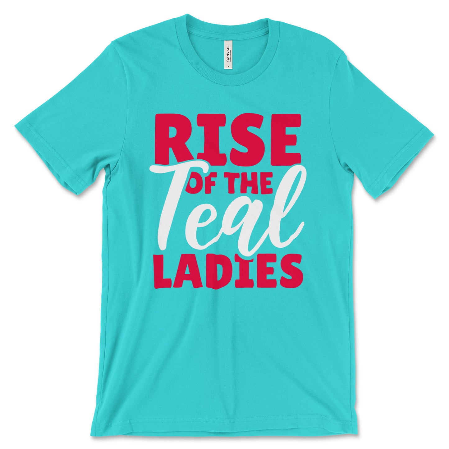 KC Swag - Kansas City Current, Rise Of The Teal Ladies design on a teal unisex t-shirt