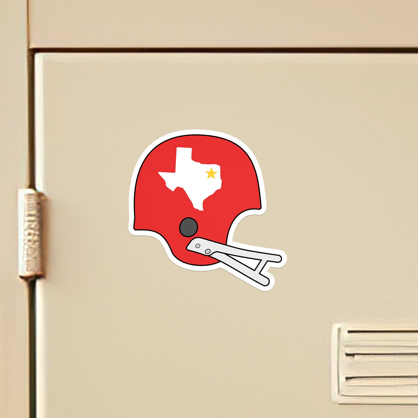 Retro Texans Helmet Vinyl Sticker