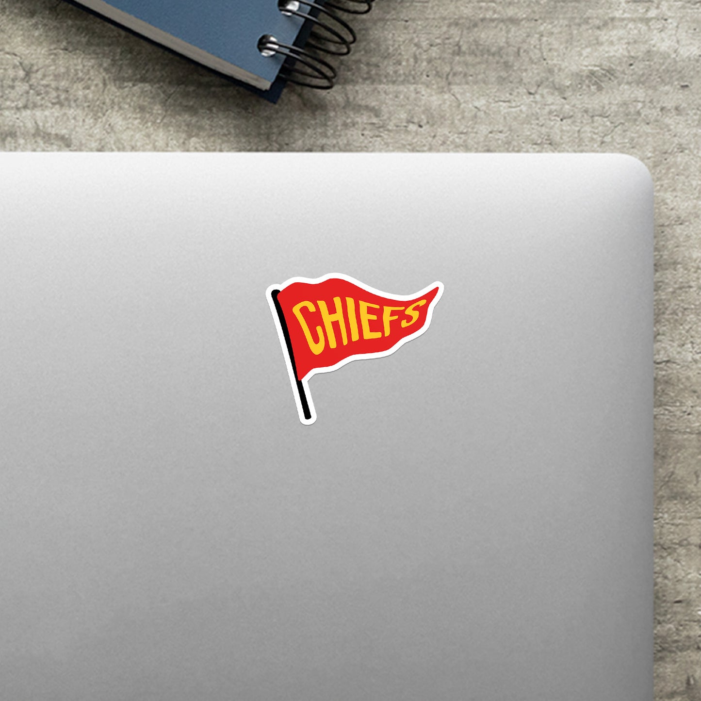 Chiefs Spirit Pennant Vinyl Sticker