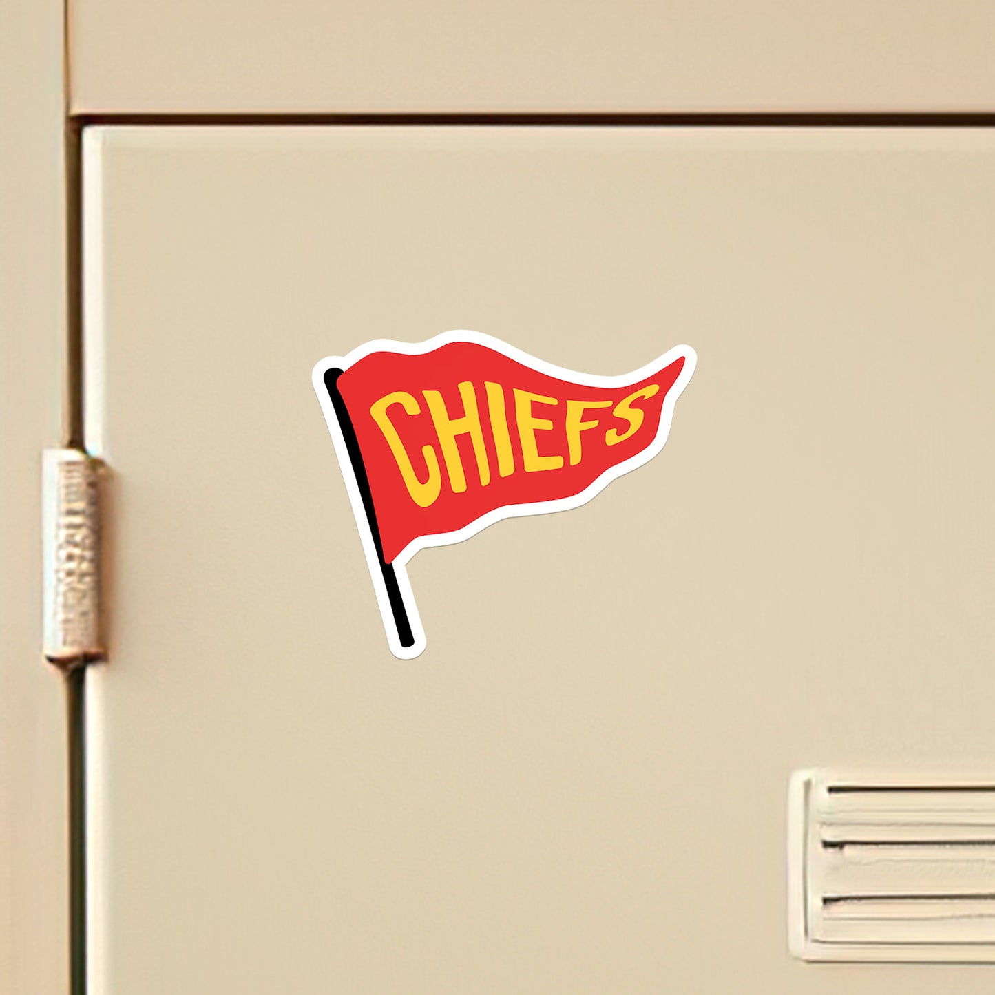 Chiefs Spirit Pennant Vinyl Sticker