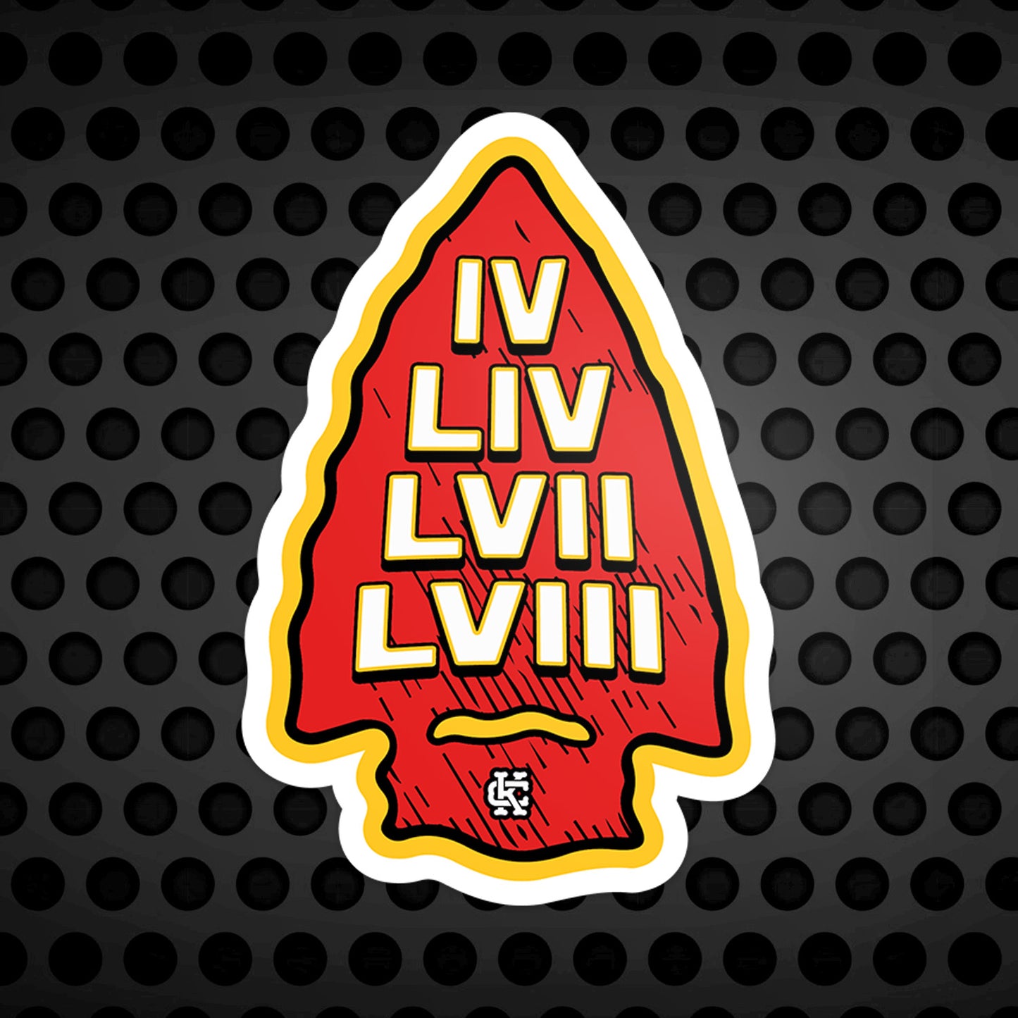 Super Victory Arrowhead Vinyl Sticker