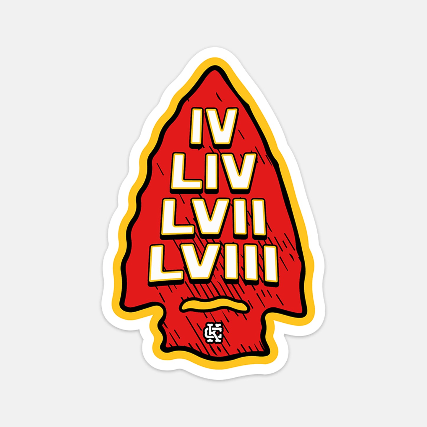 Super Victory Arrowhead Vinyl Sticker